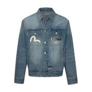 Evisu Jeansjacka Blue, Herr