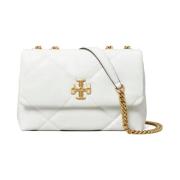 Tory Burch Vit Diamantquiltad Axelväska White, Dam