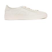 Santoni Double Buckle Sneaker White, Herr