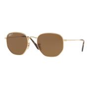 Ray-Ban Hexagonal Flat Lenses Solglasögon Yellow, Herr