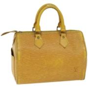 Louis Vuitton Vintage Pre-owned Laeder louis-vuitton-vskor Yellow, Dam