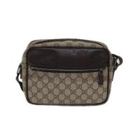 Gucci Vintage Pre-owned Canvas gucci-vskor Beige, Dam