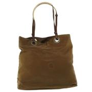 Prada Vintage Pre-owned Nylon totevskor Brown, Dam