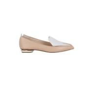 Nicholas Kirkwood Läder espadriller Beige, Dam