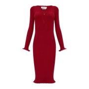 Blumarine Randig klänning Red, Dam