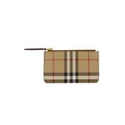 Burberry Laeder plnbcker Beige, Dam