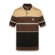 Dolce & Gabbana Polo med logotyp Multicolor, Herr