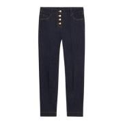 Oltre Mörkblå Skinny Jeans Blue, Dam