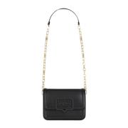 Chiara Ferragni Collection Eye Like Axelväska Chanel Stil Black, Dam