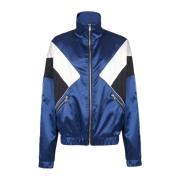 Balmain Monogrammönstrad satinjacka Blue, Herr