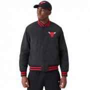 New Era Chicago Bulls Bomberjacka Röd Svart Black, Herr