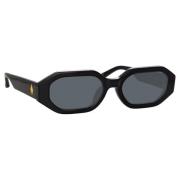 The Attico Stiliga solglasögon Irene C1 Black, Unisex