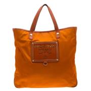 Prada Vintage Pre-owned Laeder totevskor Orange, Dam