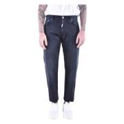 Represent Vintage Svart Baggy Denim Jeans Black, Herr