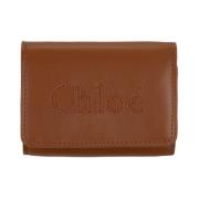 Chloé Brun Trifold Mini Plånbok Brown, Dam