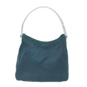 Prada Vintage Pre-owned Tyg prada-vskor Green, Dam