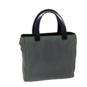 Prada Vintage Pre-owned Nylon prada-vskor Green, Dam