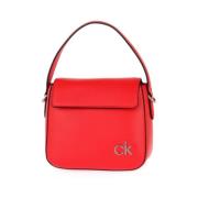 Calvin Klein Stilren XA7 Hobo Väska Red, Dam