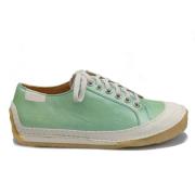 Clarks Metalliskt Läder Street Chic Sneaker Green, Dam