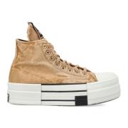 Converse Blonde Ss24 High-top Sneakers Beige, Dam