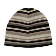 GALLO Multifärgad Randig Fleece Beanie Multicolor, Unisex