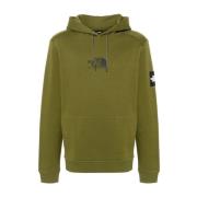 The North Face Skog Oliv Hoodie Sweatshirt Green, Herr