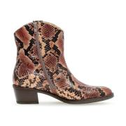 Gabor Cowboy Boot med Croco Motif Multicolor, Dam