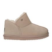 Warmbat Mysig Mocka Toffel Boot Beige, Dam