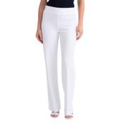 Joseph Ribkoff Vita Slim-Fit Stickade Byxor White, Dam