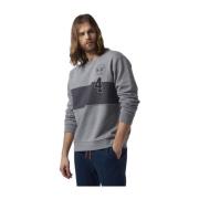 La Martina Herr Bomull Crewneck Sweatshirt Gray, Herr