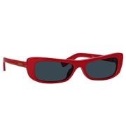 Jacquemus Capri Jac55 C2 Solglasögon Red, Unisex