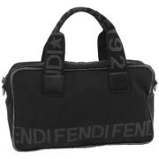 Fendi Vintage Pre-owned Canvas fendi-vskor Black, Dam