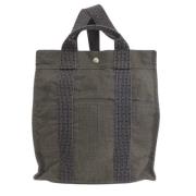 Hermès Vintage Pre-owned Canvas ryggsckar Gray, Dam