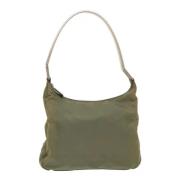 Prada Vintage Pre-owned Nylon prada-vskor Green, Dam