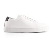 National Standard Handgjorda Etiska Sneakers Vit Svart White, Herr