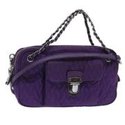 Prada Vintage Pre-owned Nylon prada-vskor Purple, Dam