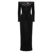 The New Arrivals Ilkyaz Ozel Maxi Dresses Black, Dam