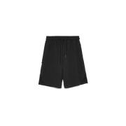 Gaëlle Paris Herr Sidoficka Sweat Bermuda Shorts Black, Herr