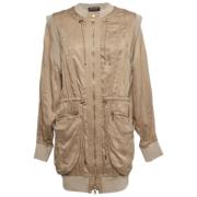 Balmain Pre-owned Pre-owned Tyg ytterklder Beige, Dam