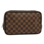 Louis Vuitton Vintage Pre-owned Canvas kuvertvskor Brown, Dam