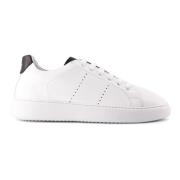 National Standard Handgjorda Etiska Sneakers Vit Svart White, Herr