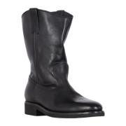 Golden Goose Handgjorda Läder Biker Boots Black, Dam