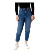 Armedangels Hög Midja Mom Fit Jeans Blue, Dam