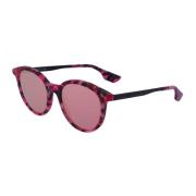 Alexander McQueen Montura havana rosa/ med rosa spegel Multicolor, Dam