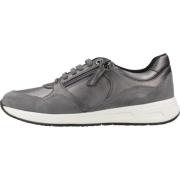 Geox Stiliga Sneakers för vardagsbruk Gray, Dam