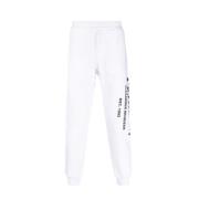 Alexander McQueen Multifärgade Joggingbyxor med Tryckt Logotyp White, ...