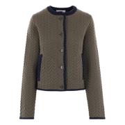 Thom Browne Stiliga Kappor Green, Dam