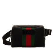 Gucci Vintage Pre-owned Canvas kuvertvskor Black, Dam