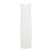 Jacquemus Vit La Capa Robe Klänning White, Dam