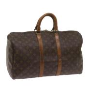 Louis Vuitton Vintage Pre-owned Canvas louis-vuitton-vskor Brown, Dam